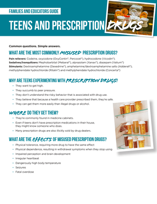 Teens and Prescription Drugs