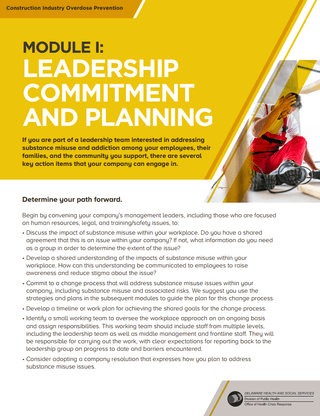 Module I: Leadership Commitment and Planning